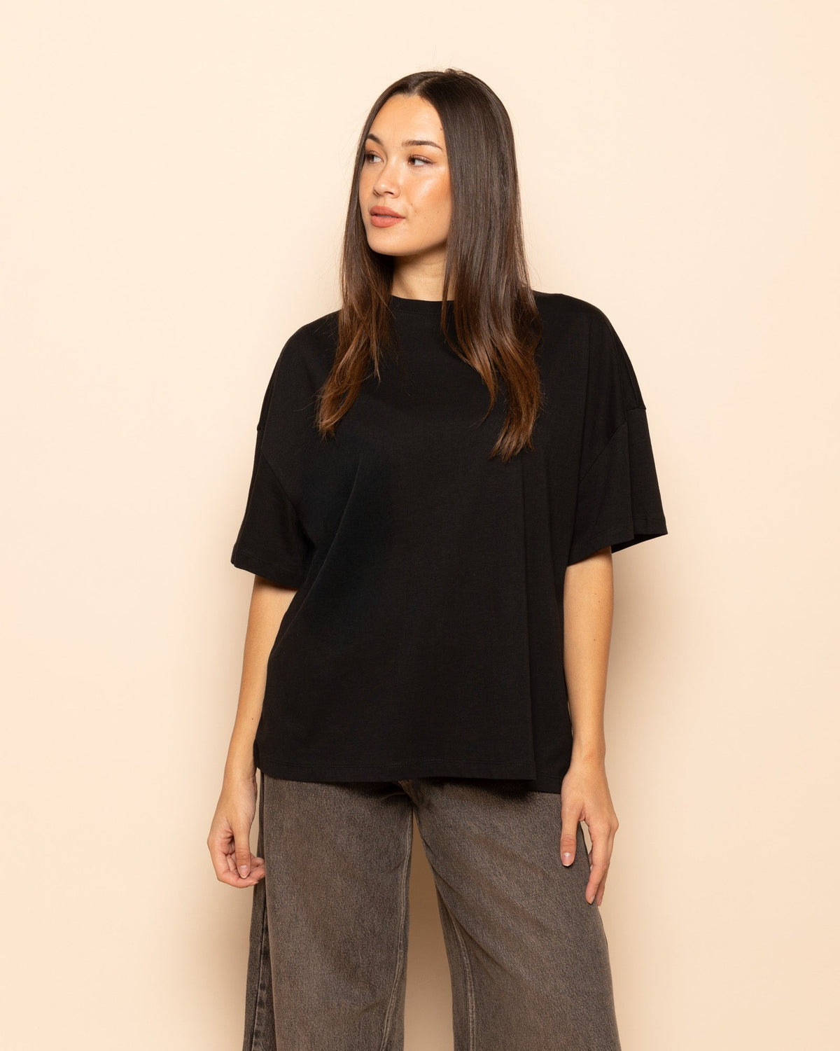 BASIC OVERSIZED TEE BLACK