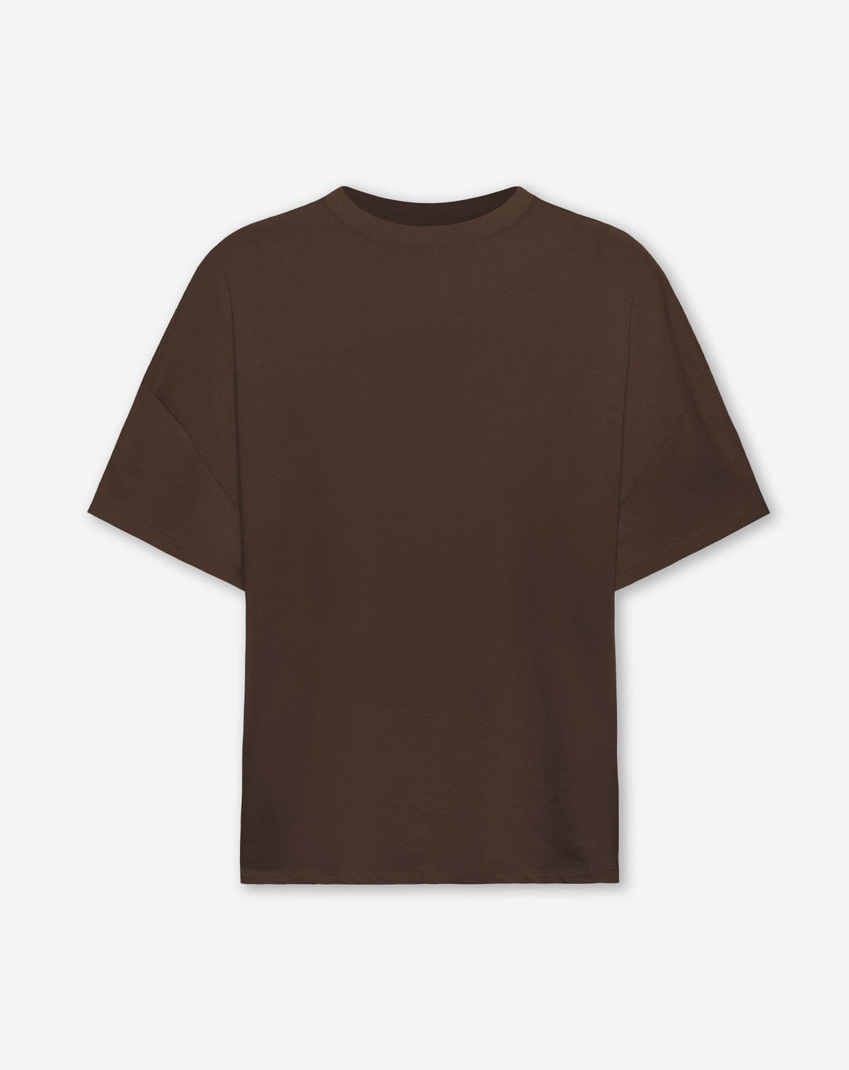 BASIC OVERSIZED TEE BROWN