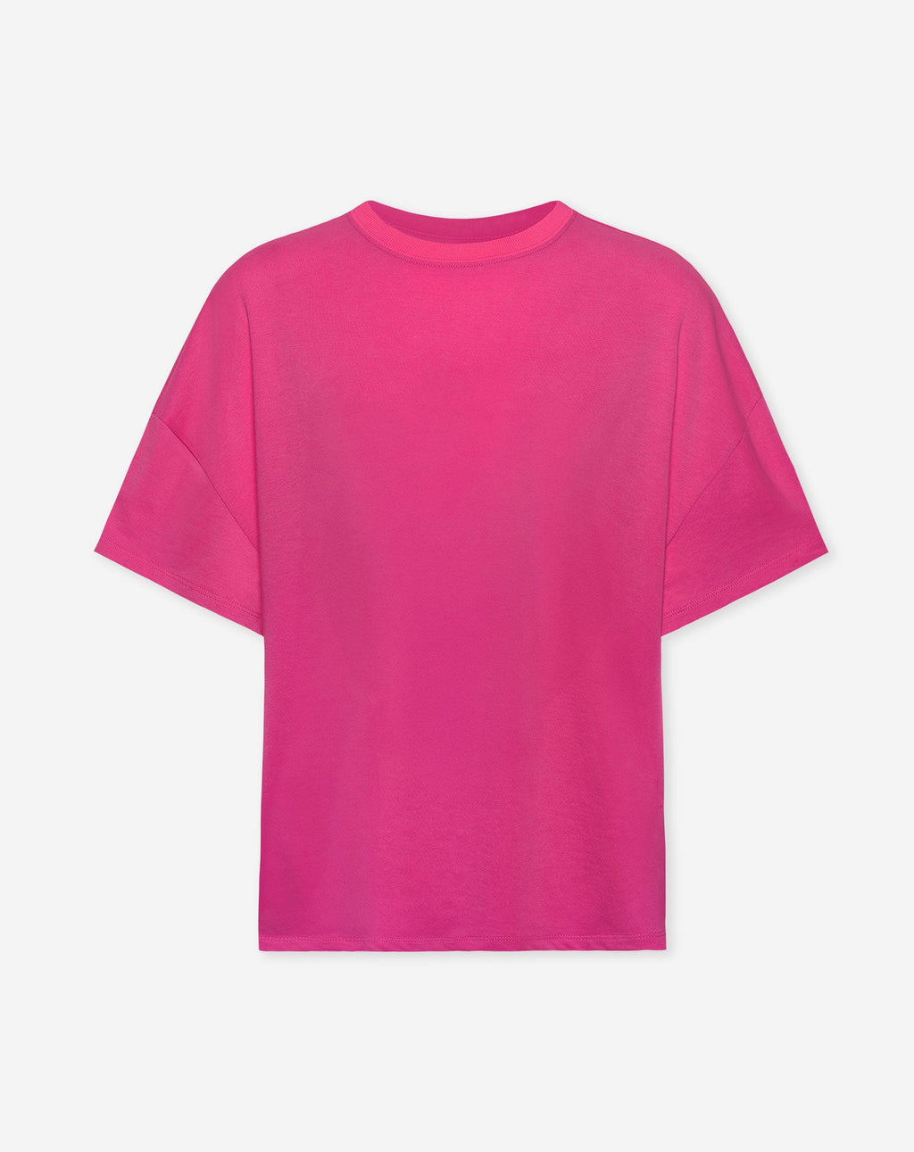 BASIC OVERSIZED TEE FUCHSIA