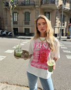 FRESH OVERSIZED TEE CREAM