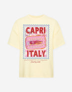 CAPRI SUMMER OVERSIZED TEE BUTTER YELLOW