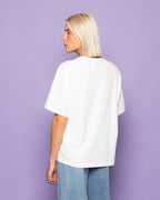 AT THE BEACH OVERSIZED TEE CREAM
