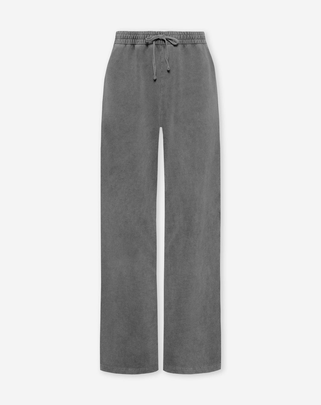 WIDE LEG SWEAT PANTS PETITE ACID GREY