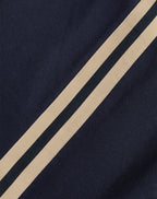 WIDE LEG TAPE SWEAT PANTS PETITE NAVY