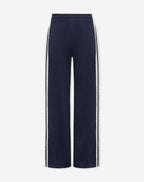 WIDE LEG LACE TAPE SWEAT PANTS PETITE NAVY