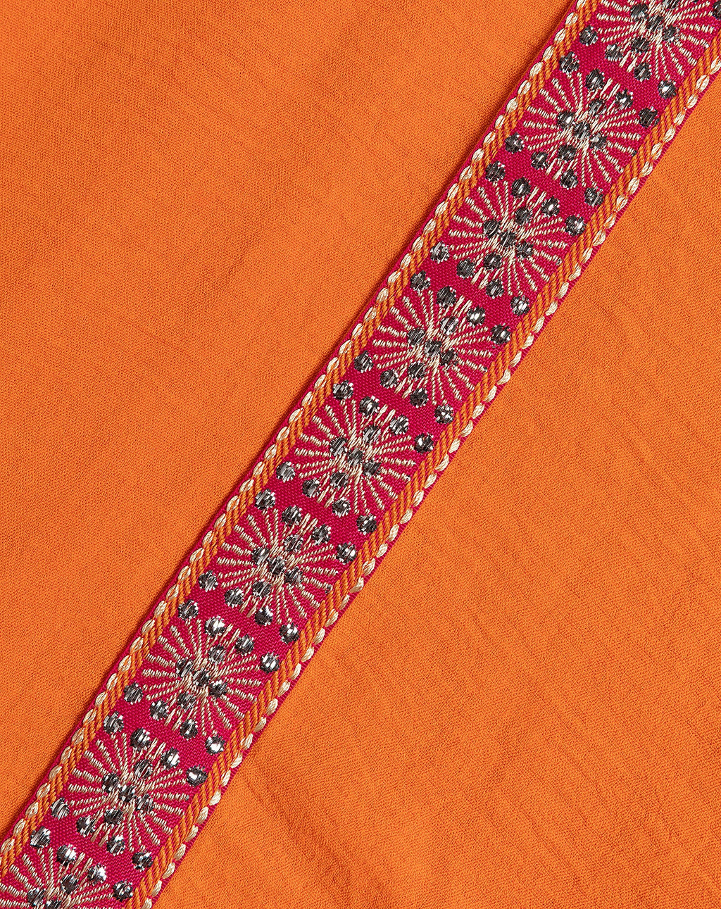JULIE TAPE PANTALON PETITE ORANGE FUCHSIA