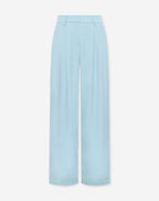 LORNA PLEATED WIDE LEG PANTALON PETITE BLAUW