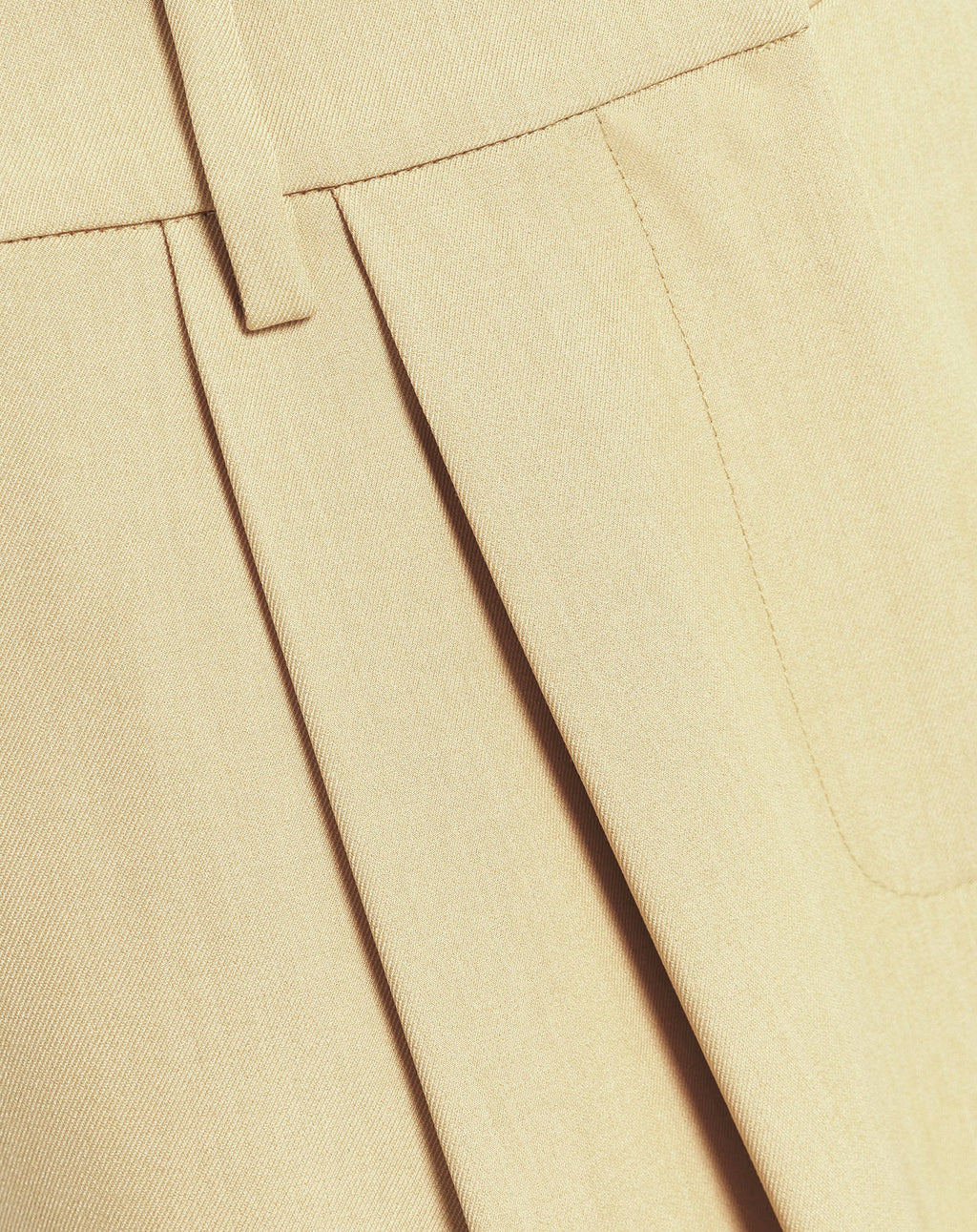 LORNA PLEATED WIDE LEG PANTALON PETITE BUTTER YELLOW