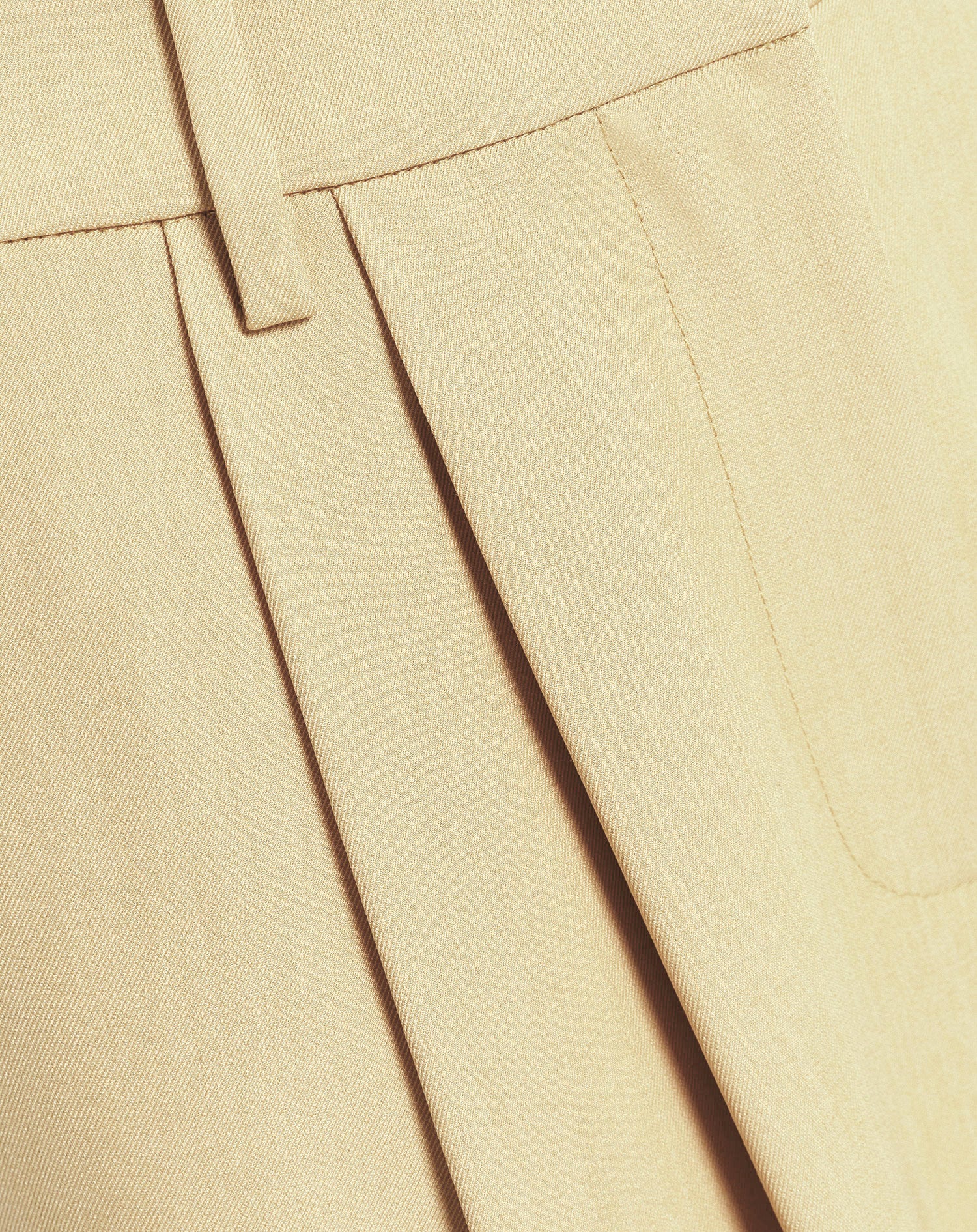 LORNA PLEATED WIDE LEG PANTALON PETITE BUTTER YELLOW