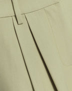 LORNA PLEATED WIDE LEG PANTALON PETITE PISTACHE