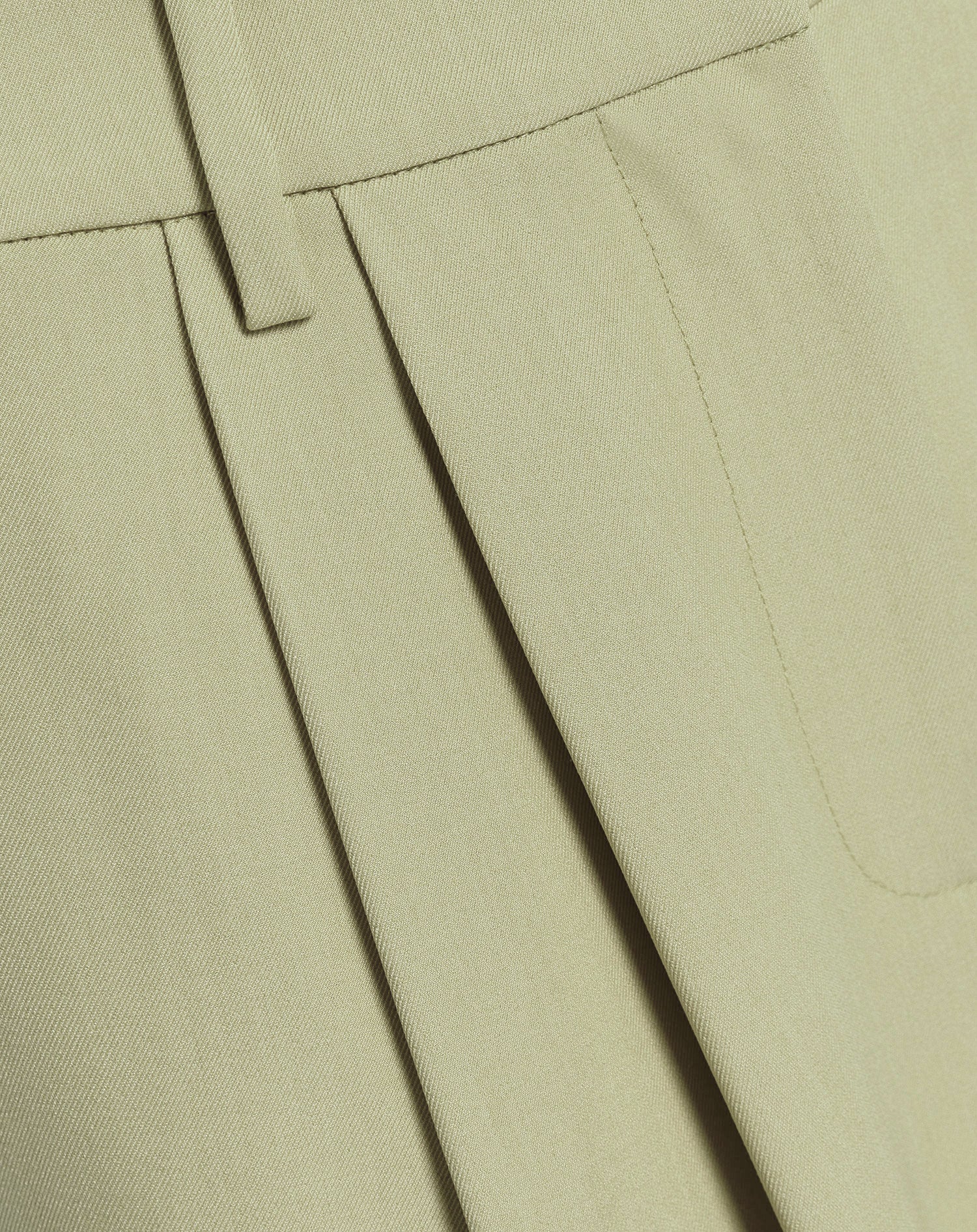 LORNA PLEATED WIDE LEG PANTALON PETITE PISTACHE
