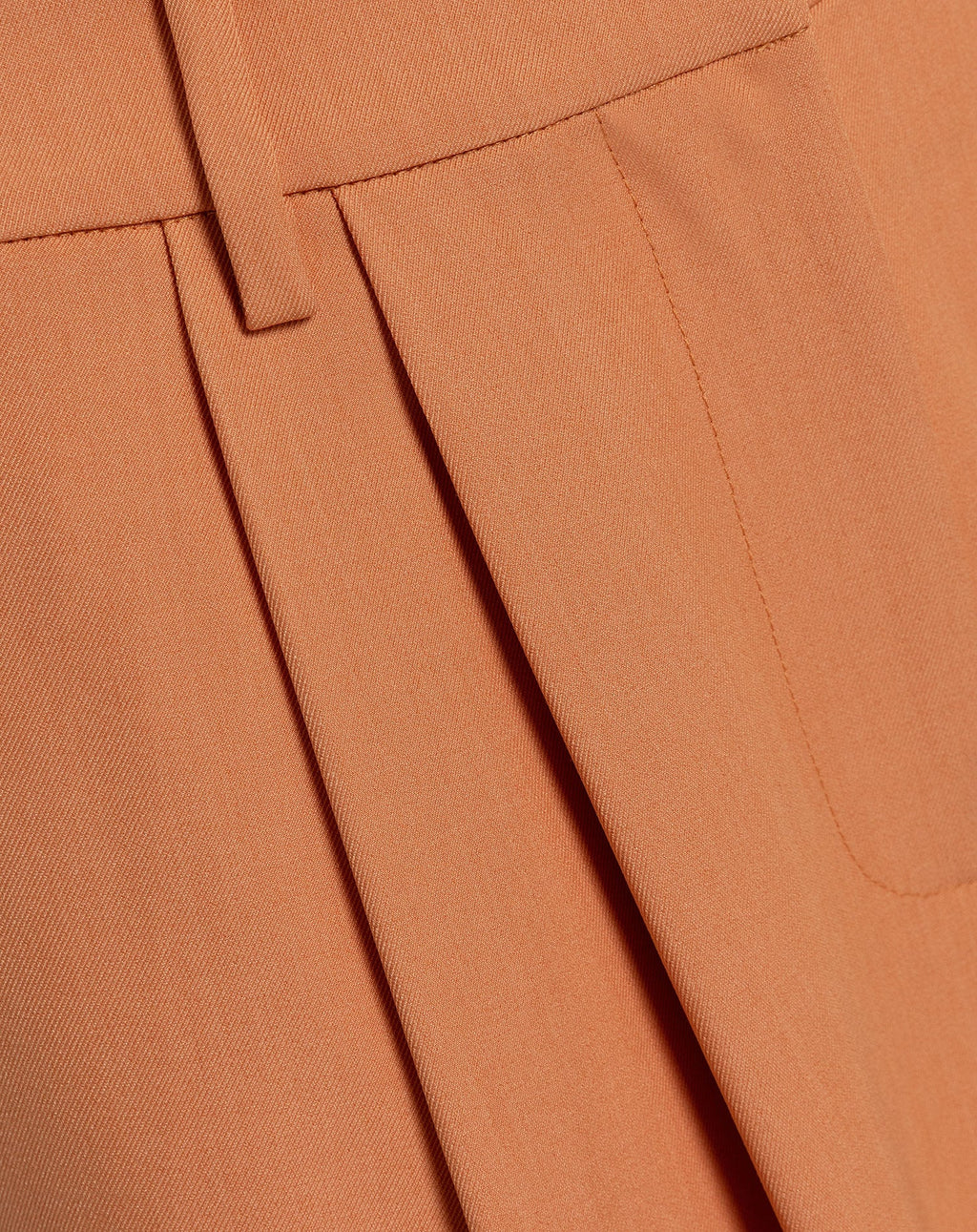 LORNA PLEATED WIDE LEG PANTALON PETITE SOFT ORANGE