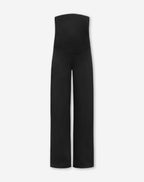 WIDE LEG PANTS MATERNITY PETITE BLACK