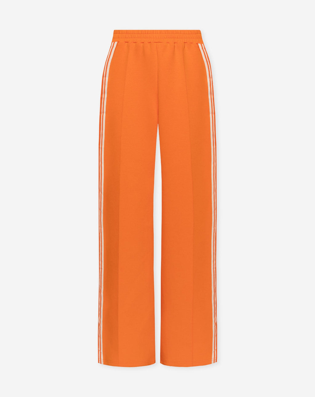 NIKA SCUBA PINTUCK TAPE PANTS PETITE ORANGE