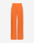 NIKA SCUBA PINTUCK TAPE PANTS PETITE ORANGE