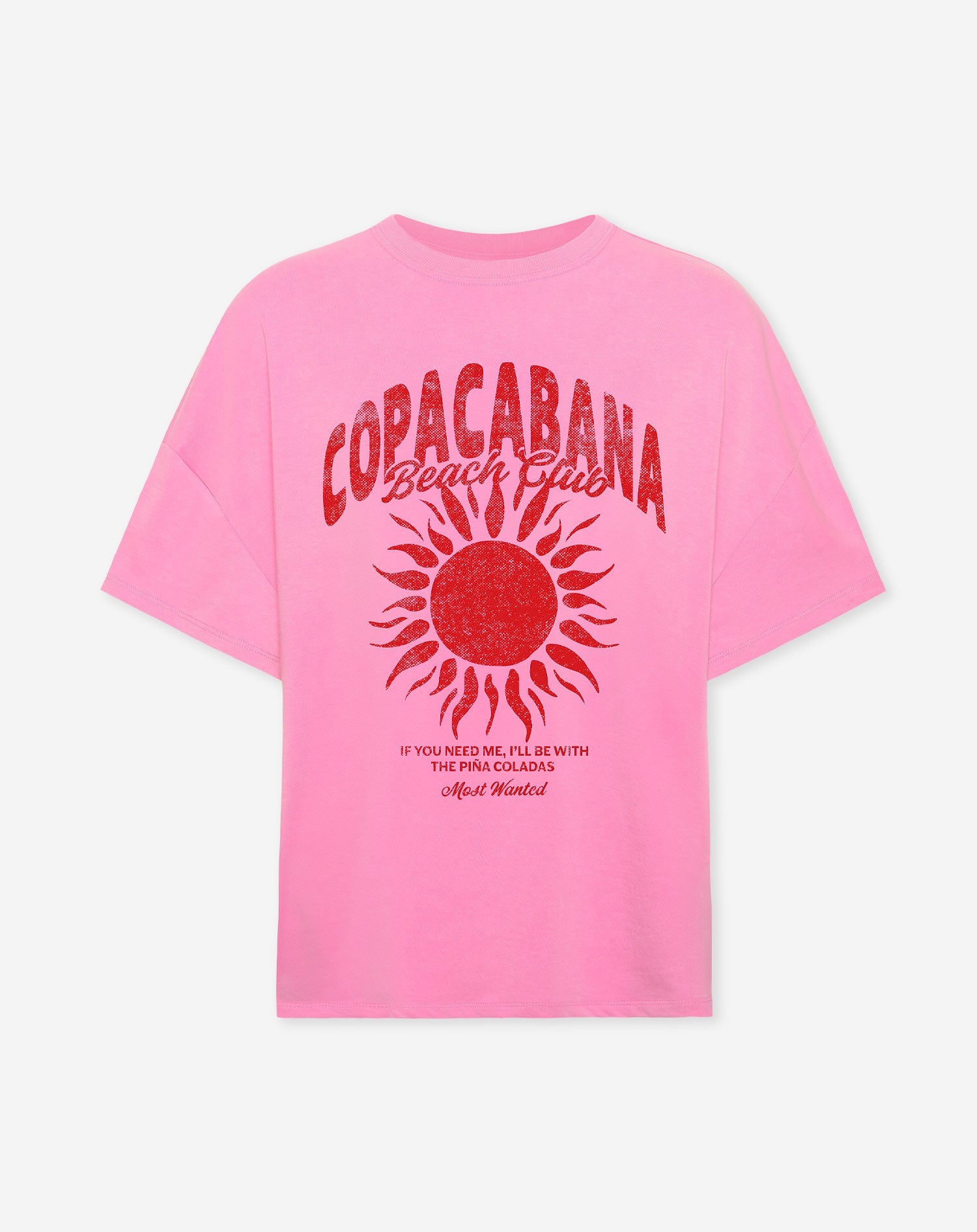 COPACABANA OVERSIZED TEE PINK