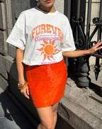 SOMEWHERE OVERSIZED TEE CREAM