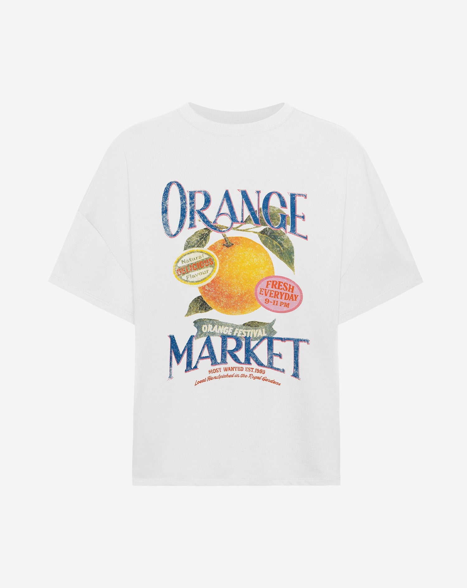 ORANGE MARKET OVERSIZED TEE CREAM