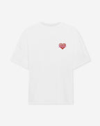 LOVERS SOCIETY OVERSIZED TEE CREAM