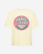 PARIS TEXAS OVERSIZED TEE BUTTER YELLOW
