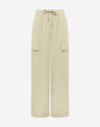 GIA WIDE LEG CARGO PANTS PETITE BEIGE