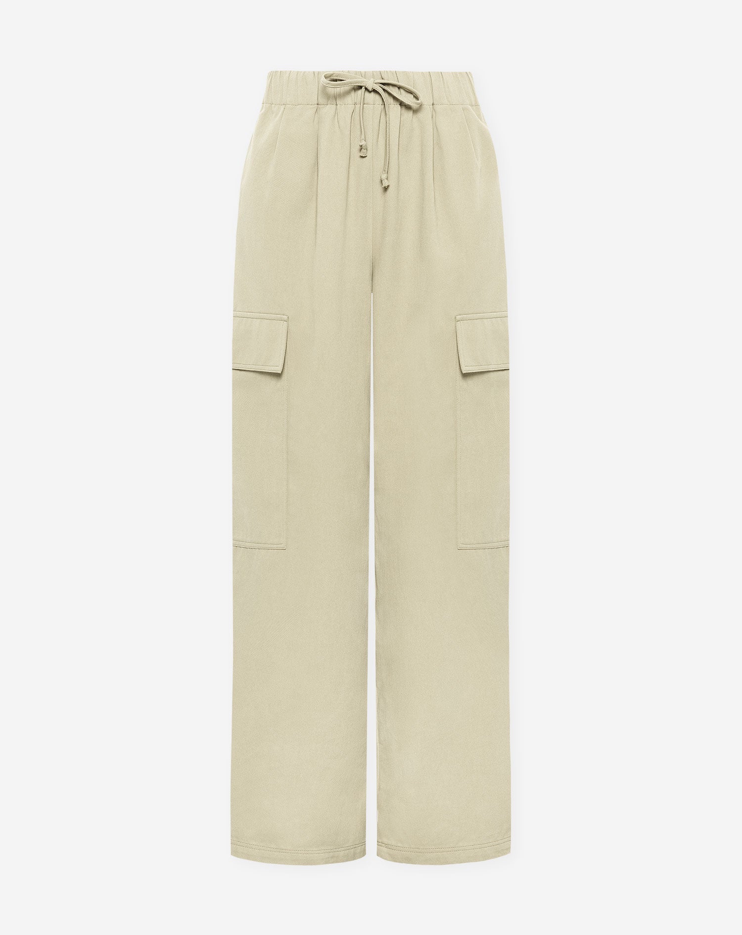 GIA WIDE LEG CARGO PANTS PETITE BEIGE