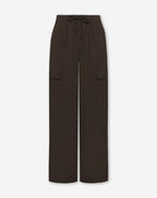 GIA WIDE LEG CARGO PANTS PETITE BRUIN