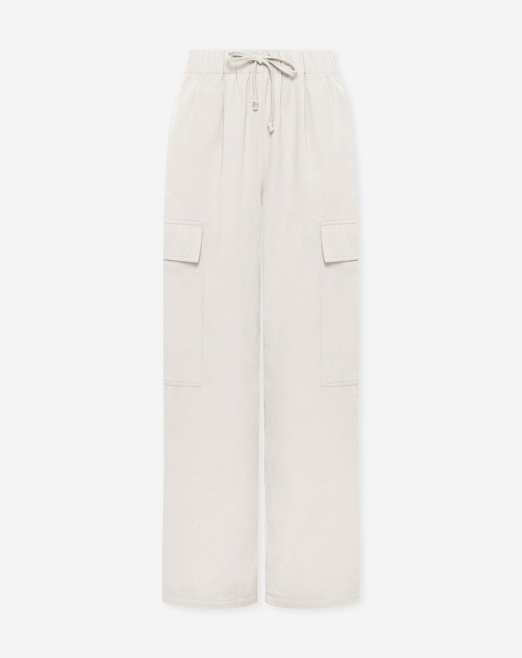GIA WIDE LEG CARGO PANTS PETITE CRÈME