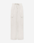 GIA WIDE LEG CARGO PANTS PETITE CRÈME
