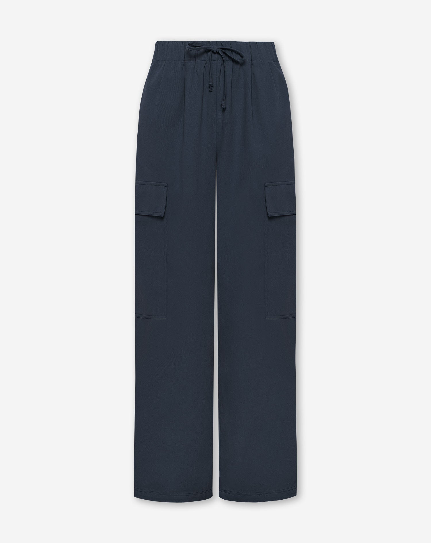 GIA WIDE LEG CARGO PANTS PETITE MARINEBLAUW