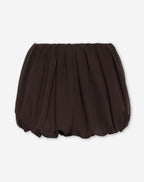 ANDY BUBBLE HEM SHORTS BROWN