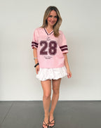 28 MESH SPORTS TEE PINK