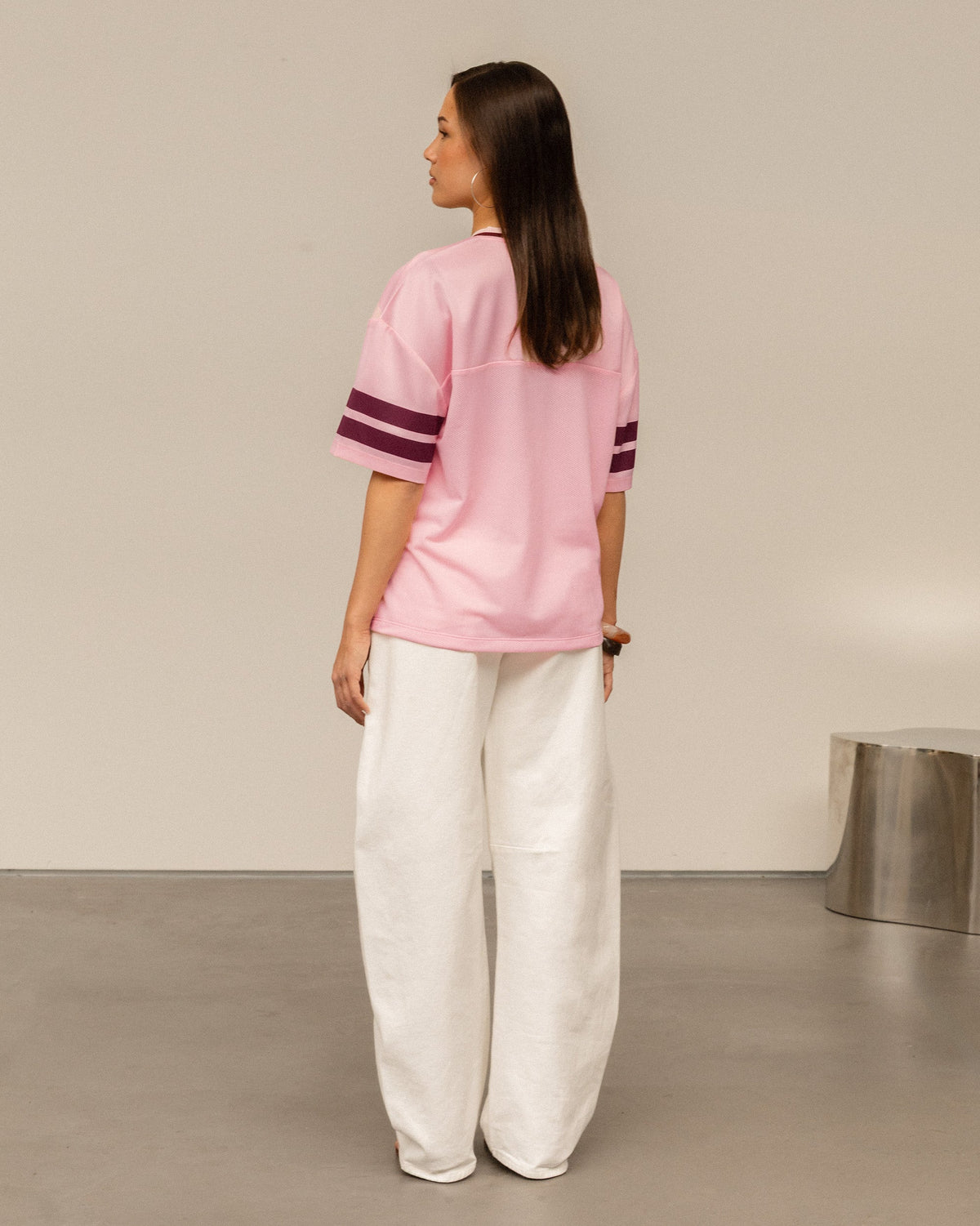28 MESH SPORTS TEE PINK