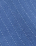 RHODE LINEN PULL ON PANTS MATERNITY PETITE PIN STRIPE BLAUW