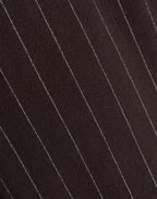 RHODE LINEN PULL ON PANTS PETITE PIN STRIPE BRUIN