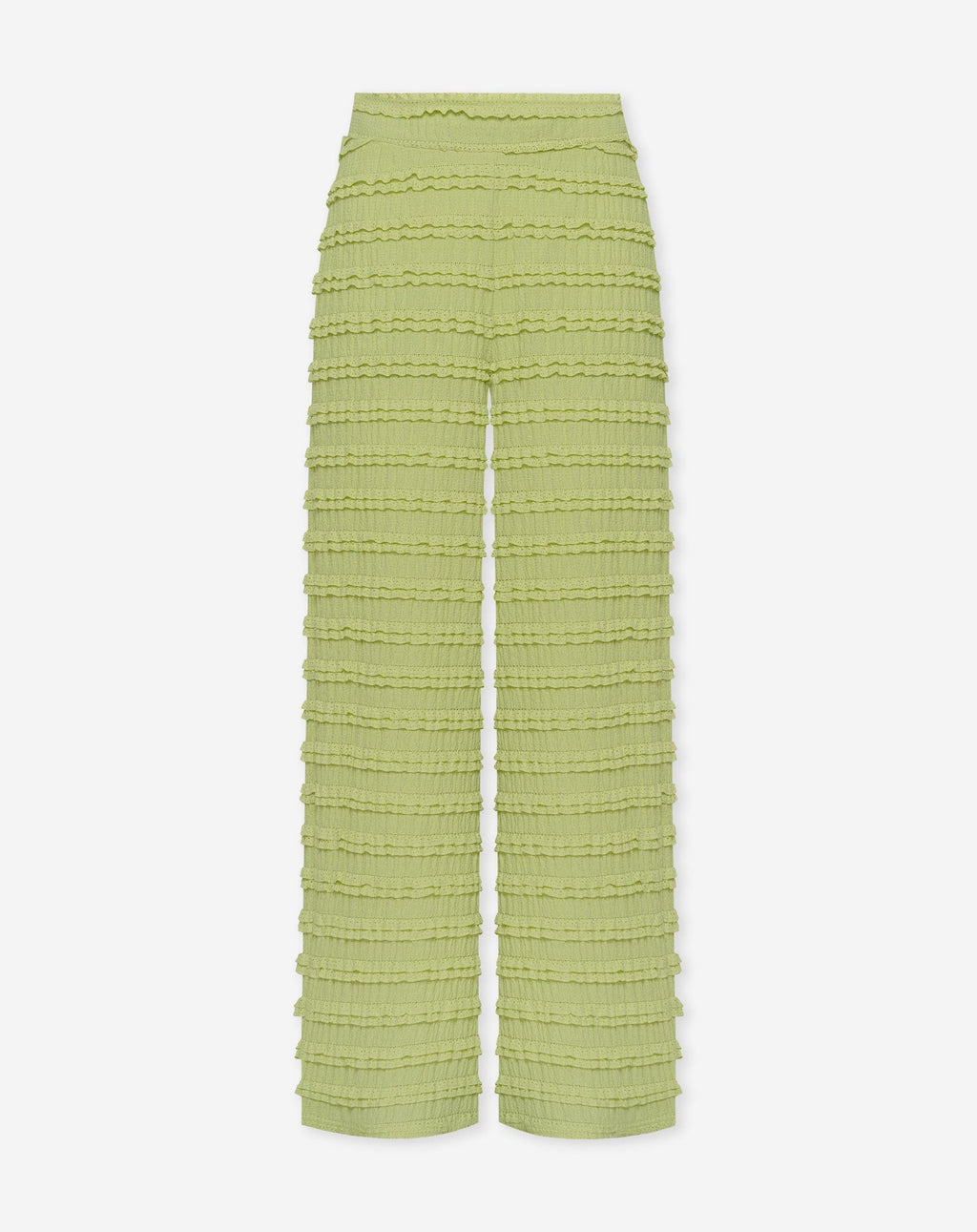 MICKY RUFFLE PANTS PETITE GROEN