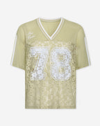 78 LACE MESH TEE PISTACHE
