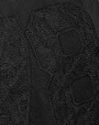 78 RAGLAN LACE TEE BLACK