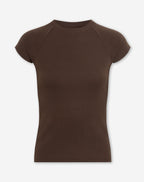 BASIC BABY RAGLAN TEE BROWN