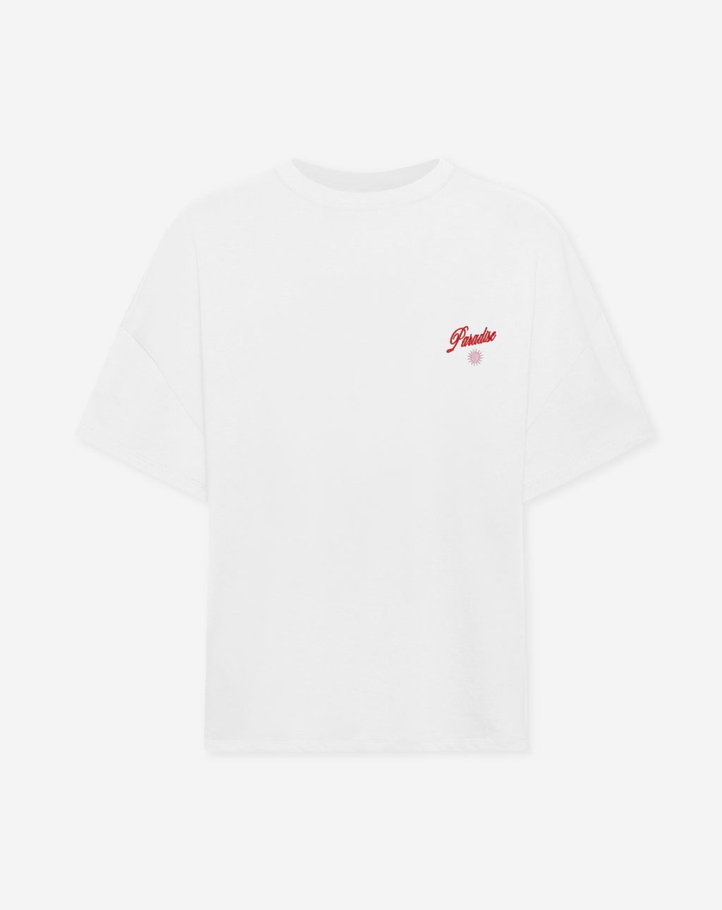 PARADISE ROMANCE OVERSIZED TEE CRÈME