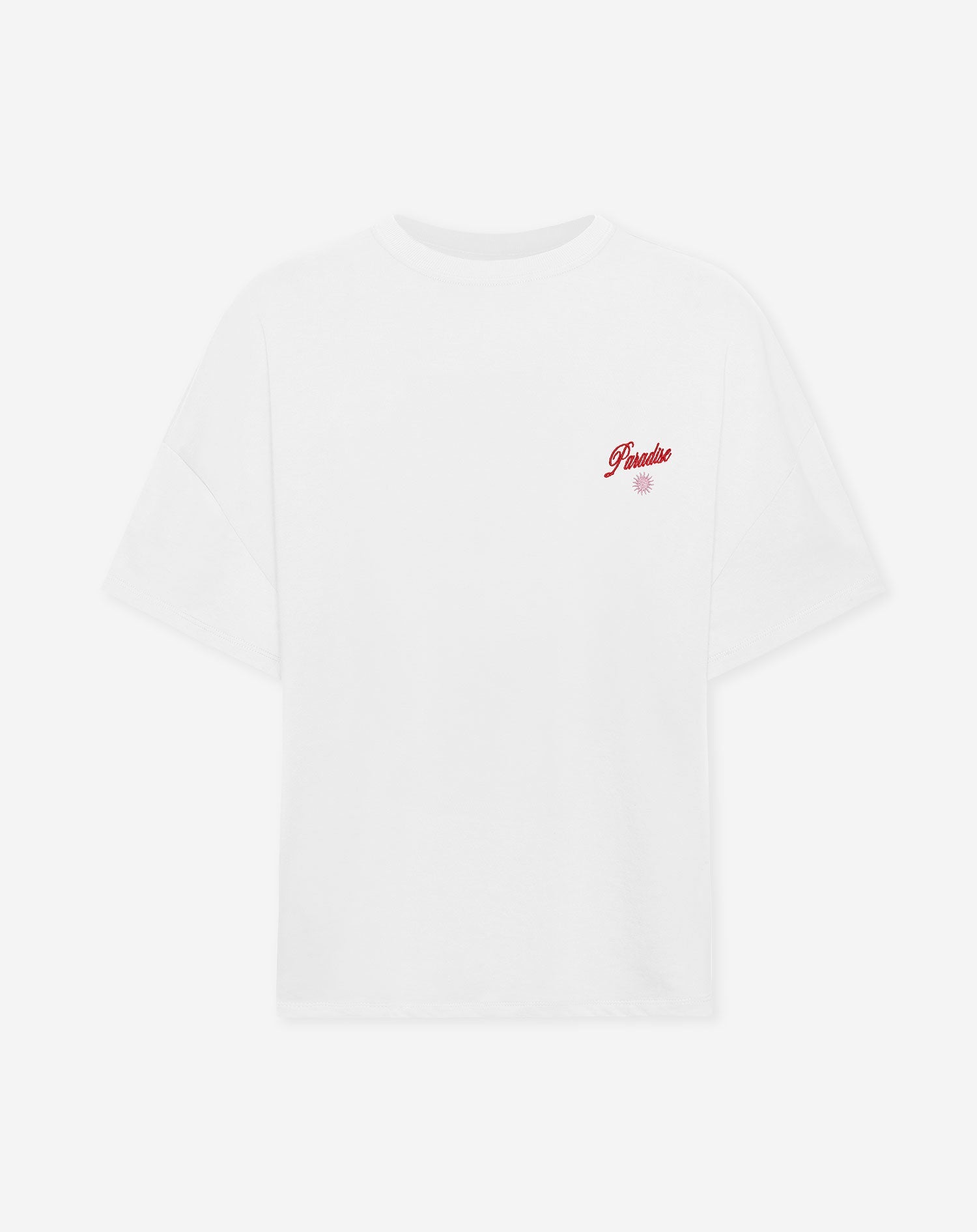 PARADISE ROMANCE OVERSIZED TEE CRÈME