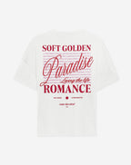 PARADISE ROMANCE OVERSIZED TEE CRÈME