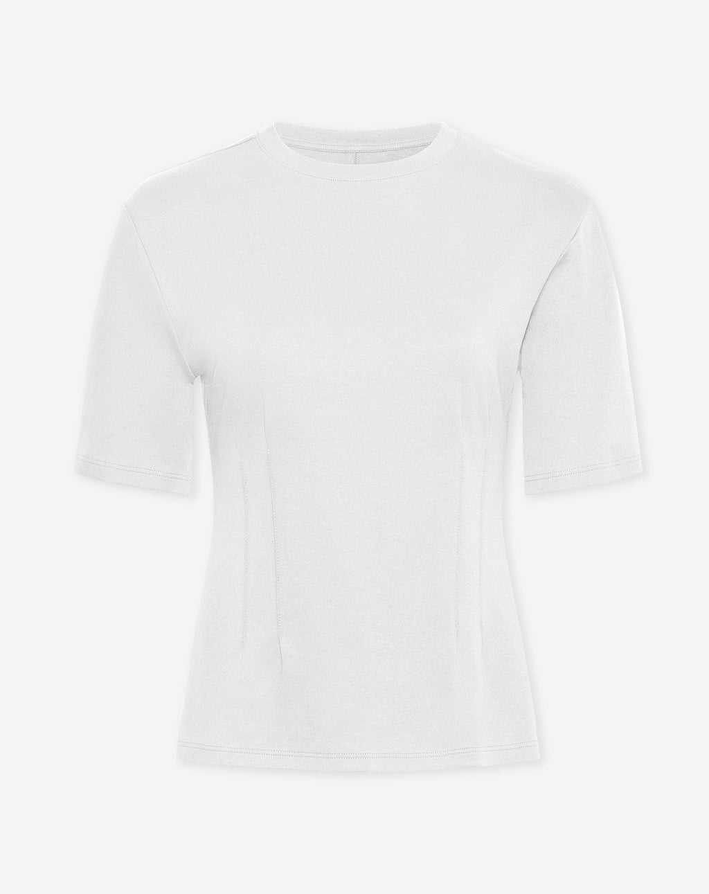 CINCHED TEE CRÈME
