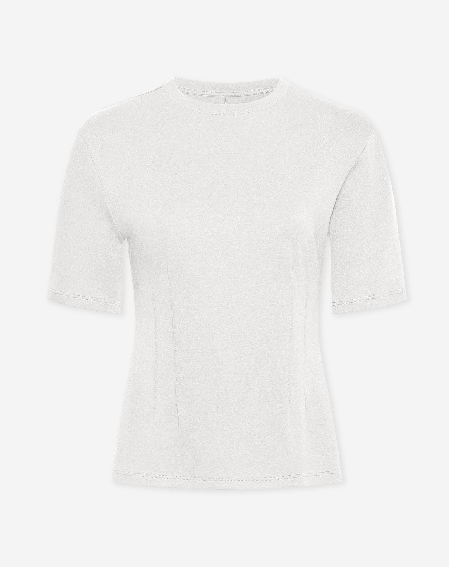 CINCHED TEE CRÈME