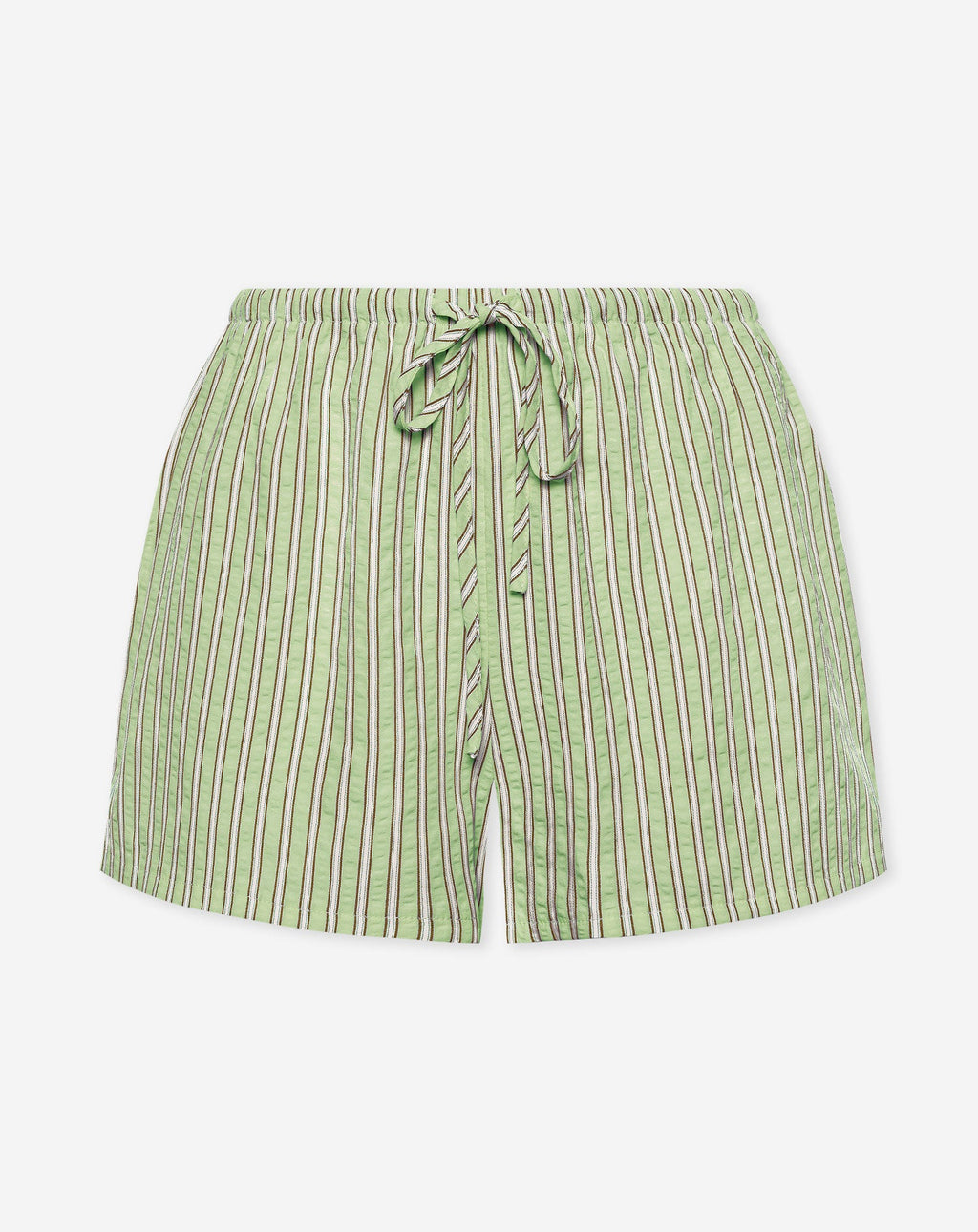 NALANI STRIPE SHORTS SAGE GREEN