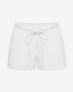 CORD DENIM SHORT MATERNITY WHITE