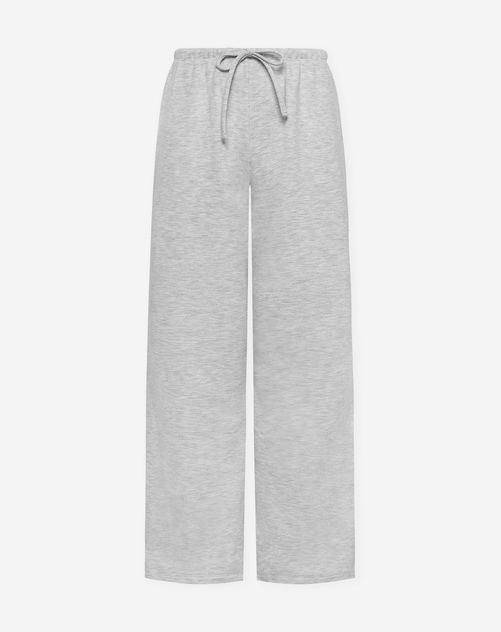 WIDE LOW RISE SWEAT PANTS PETITE GRIJS MELANGE