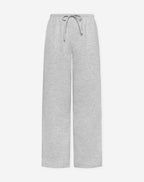 WIDE LOW RISE SWEAT PANTS PETITE GRIJS MELANGE
