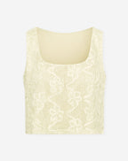 DORIS FLOWER TOP BUTTER YELLOW