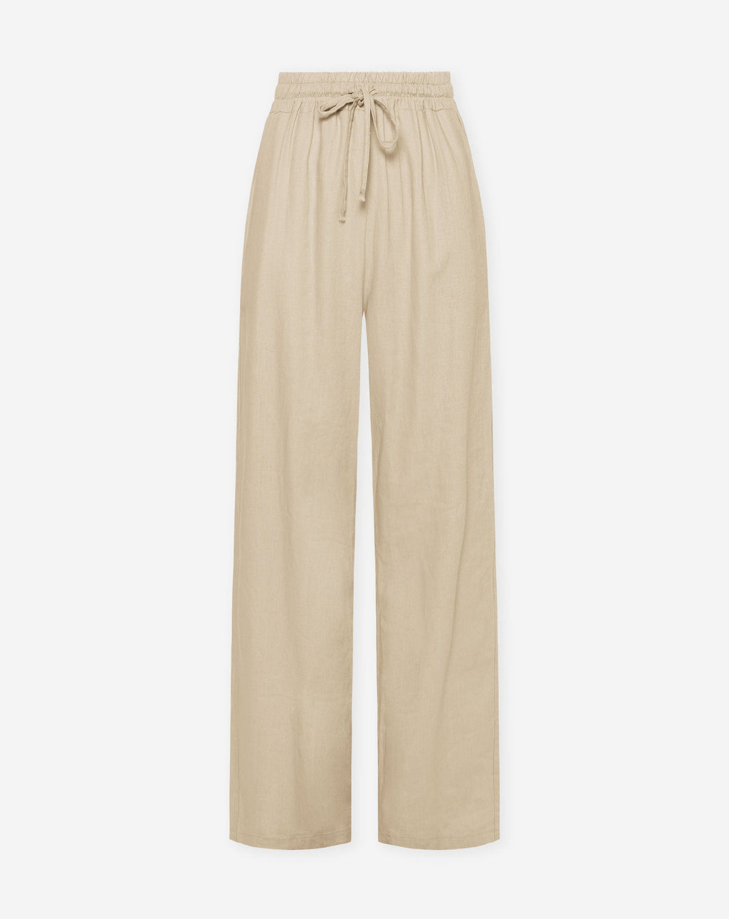 NIA LINEN PANTALON PETITE BEIGE